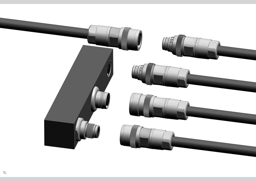 Innovative push-pull standard M12 connector – cross manufacturer